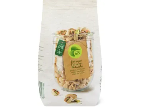 Pistaches · Bio, salées, avec coquille 220g