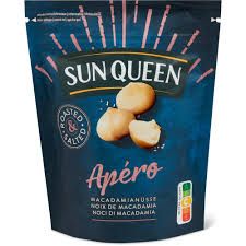 Sun Queen Apéro · Noix de macadamia · grillées et salées 125g