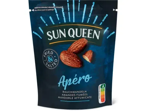 Sun Queen Apéro · Amandes fumées · frites et salées 170g