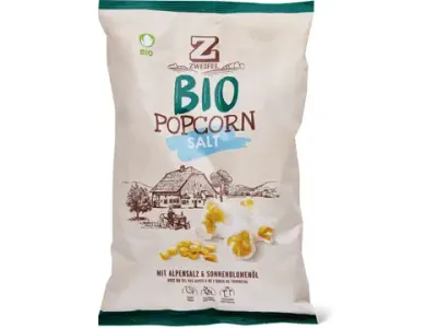 Zweifel · Popcorn · Bio, Salt 90g