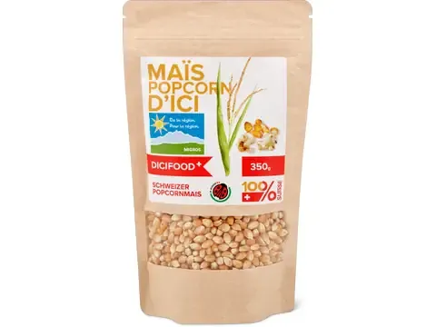 Maïs pour pop-corn · De la région, IP-SUISSE 350g