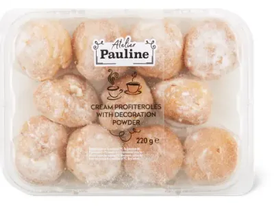 Choux · fourrés à la crème 220g