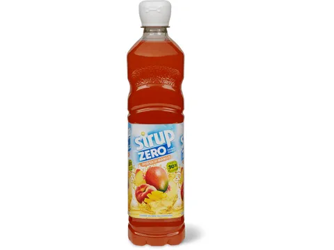 Sirup · Pêche-mangue · Zéro, Sans sucre ajouté 750ml