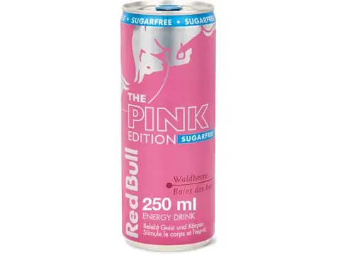 ERed Bull · The Pink Edition Sugarfree · Baies des bois 250ml