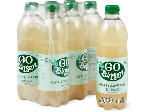 GoGinger · Ginger &amp; Curcuma Drink · Bio 500ml