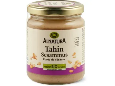 Alnatura · Purée de sésame Tahin · Bio, 100% sésame, végétalien 250g