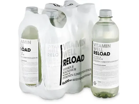 Vitamin Well · Reload · Goût citron et lime 1x500ml