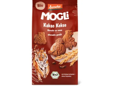 Mogli · Biscuits · Bio, Demeter, au cacao 125g