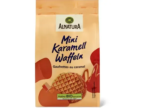 Alnatura · Gaufrettes au caramel · Bio 150g