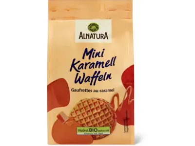 Alnatura · Gaufrettes au caramel · Bio 150g
