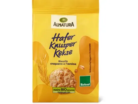 Alnatura · Biscuits croquants · Bio, Avoine 150g