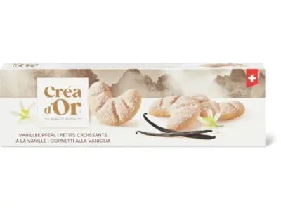 Créa d'Or · Petits croissants à la vanille 125g