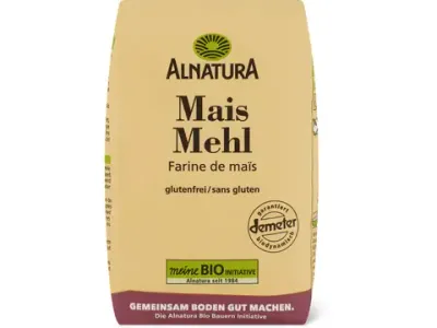 Alnatura · Farine de maïs · Demeter, Bio, végétalien 500g