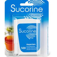 Sucorine · Pastilles édulcorantes · Aspartam 500 Tabl