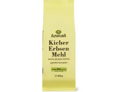 Alnatura · Farine de pois chiches · Bio, végétalien 400 g