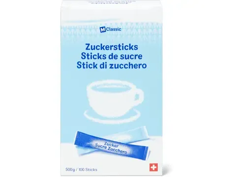 M-Classic · Sticks de sucre 100 x 5g