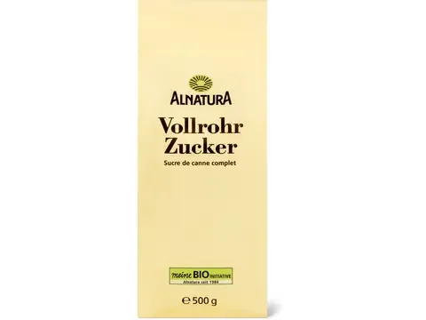 Alnatura · Sucre de canne complet · Bio, végétalien 500g