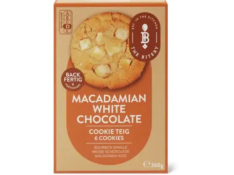 Pâte à cookie · Macadamian White Chocolate 360g