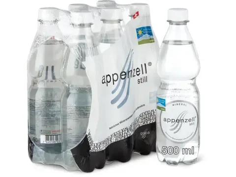 Appenzeller · Eau minérale · De la région, non gazeuse 1x500ml