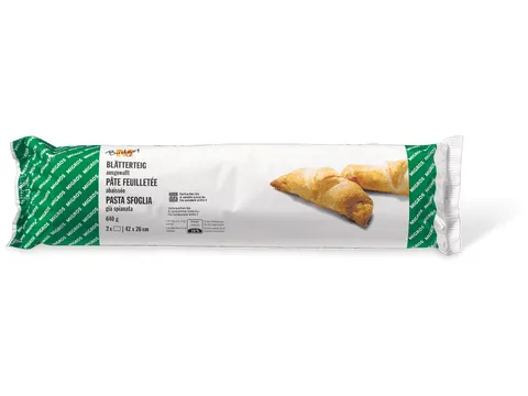 M-Budget · Pâte feuilletée · abaissée 2 x 320g