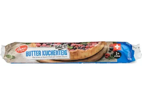 Anna's Best · Pâte brisée au beurre · IP-SUISSE, abaissée, ronde 300g