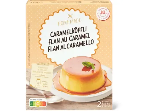 Homemade · Flan au caramel 204g