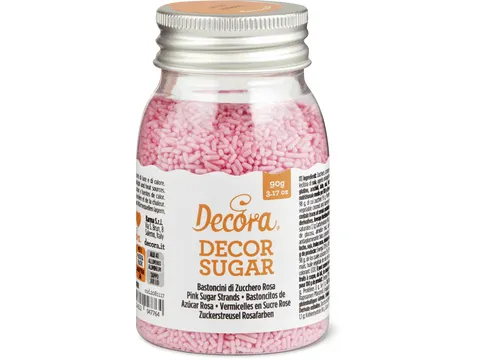 Decora · Vermicelles en sucre · rose 1 pièce