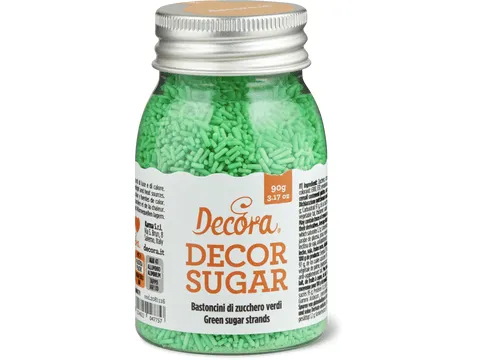 Decora · Bâtons de sucre · vert 1 pièce