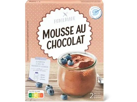 Homemade · Mousse au chocolat 160g
