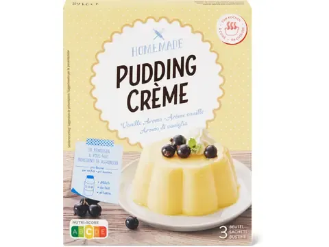 Homemade · Crème pudding · Vanille 216g