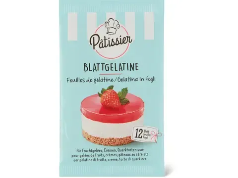 Patissier · Feuilles de gélatine 20g