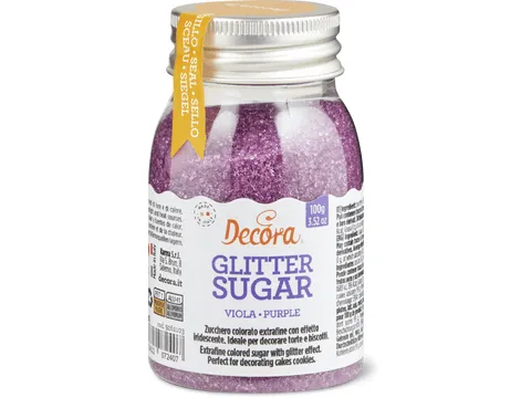 Decora · Perles de sucre scintillantes · violet 1 pièce