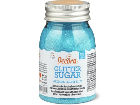 Decora · Perles de sucre scintillantes · bleu 1 pièce
