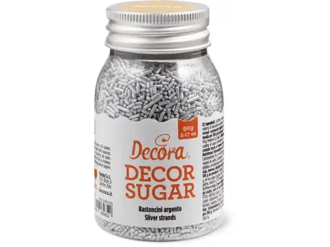 Decora · Perles de sucre · argentées 1 pièce