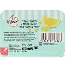 Patissier · Citronat · en cubes 100g