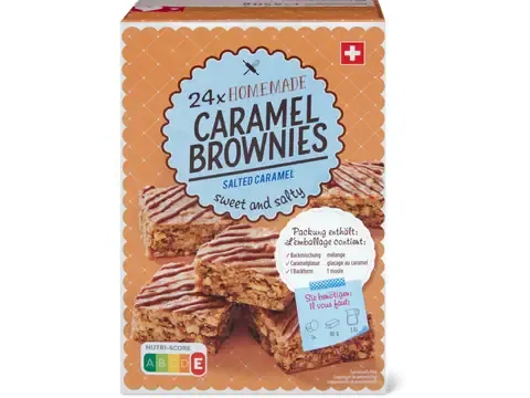 Homemade · Brownies caramel · Salted Caramel 450g