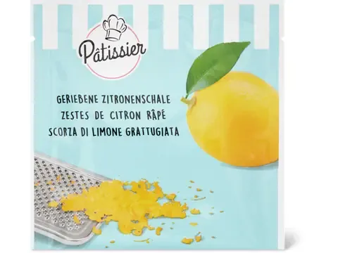 Patissier · Zeste de citron râpé 20g