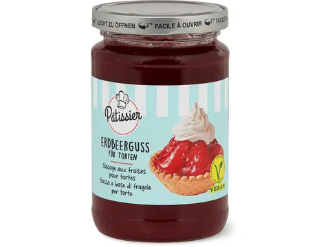 Patissier · Glaçage aux fraises · pour tartes, végétalien 360g