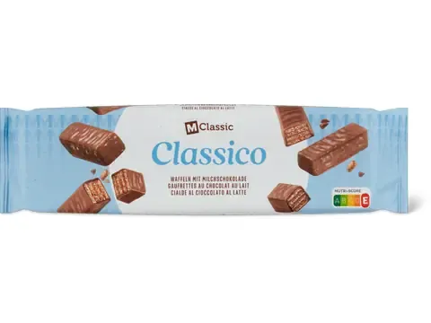 M-Classic · Gaufrettes Classico · Chocolat au lait 190g