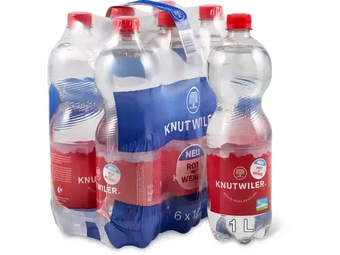 Knutwiler · Eau minérale · légèrement pétillante 6x1l