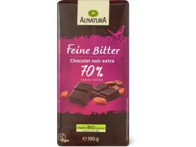 Alnatura · Chocolat noir extra · Bio, 70% Cacao 100g