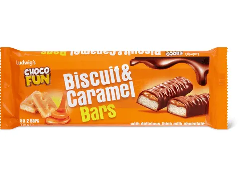 ChocoFun · Barres · Biscuit &amp; Caramel  10x21g