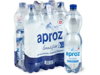Aproz · Gazéifiée · gazeuse 1x1l