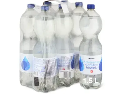 Eau minérale · avec gazeuse 6x1.5l