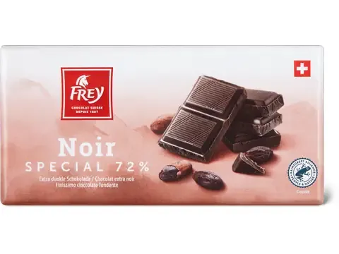 Frey · Noir spécial 72% 100g