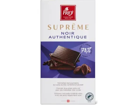 Frey Suprême  · Noir Authentique · 78% cacao 100g