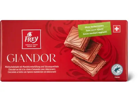 Frey · Giandor · Lait, Sans sucre ajouté 100g