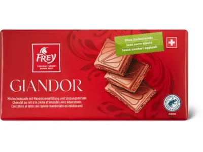 Frey · Giandor · Lait, Sans sucre ajouté 100g