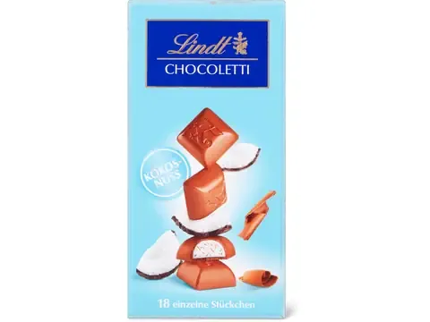 Lindt Chocoletti · Noix de coco 100g