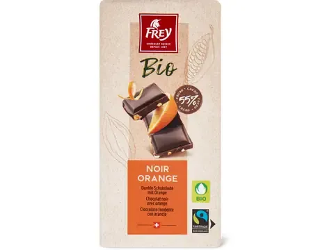 Frey · Noir Orange · Bio, 55% de cacao 100g